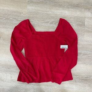 Old Navy Women's Red Top